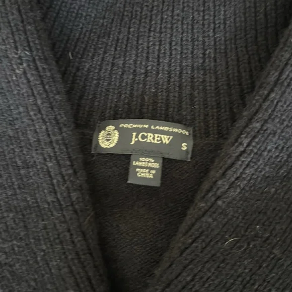 J. Crew Men's Crewneck Sweater in Gray and Navy